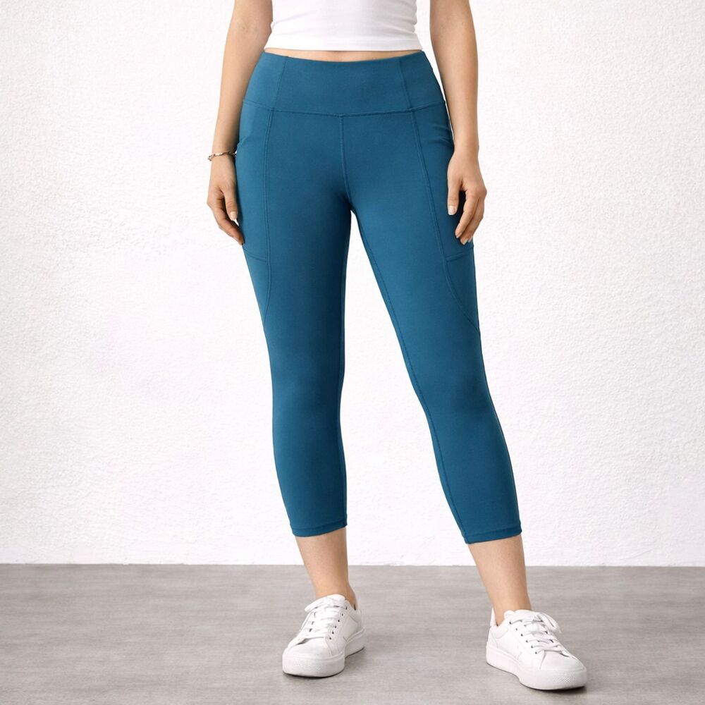 Athleta Crop Leggings Green S